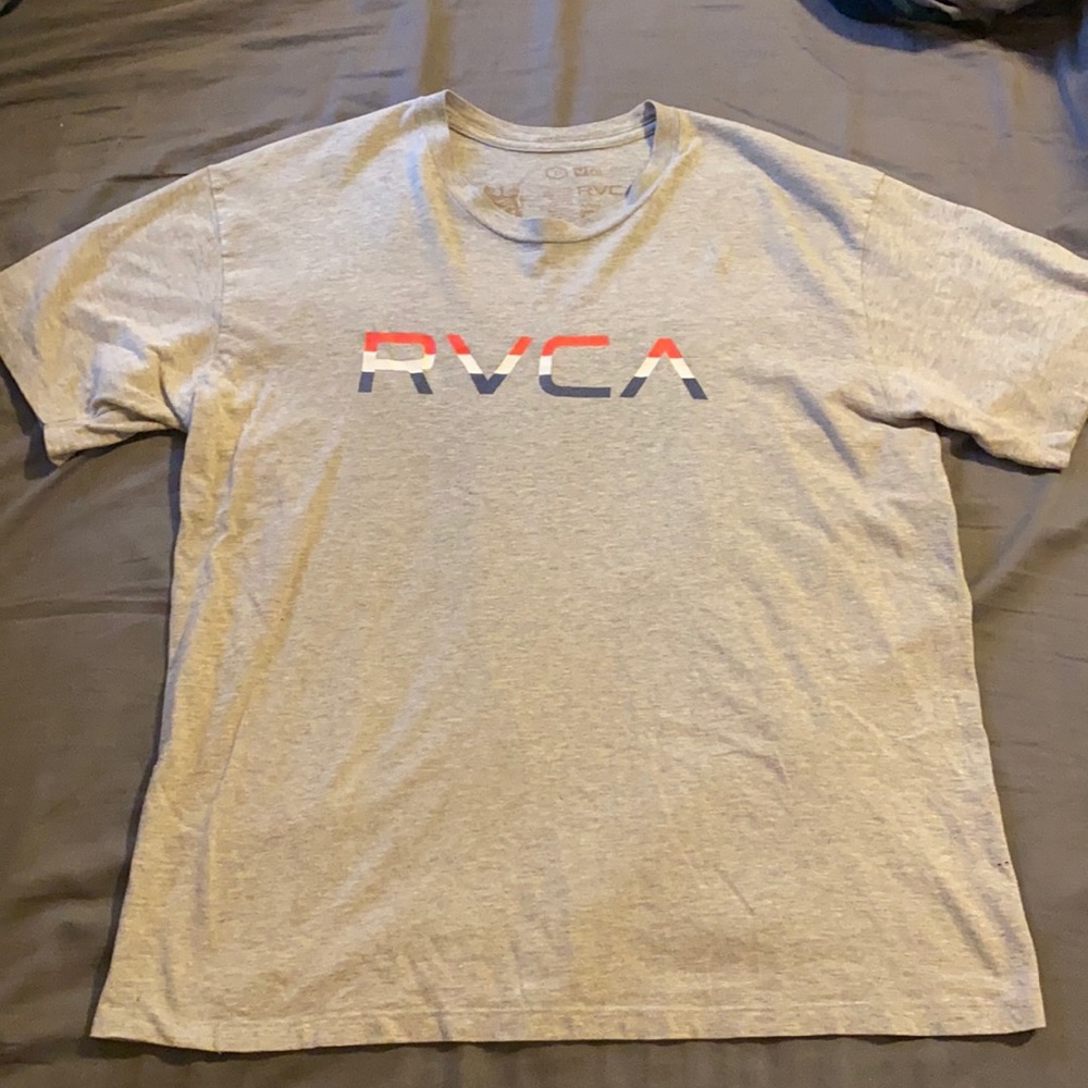 RVCA grey graphic tee